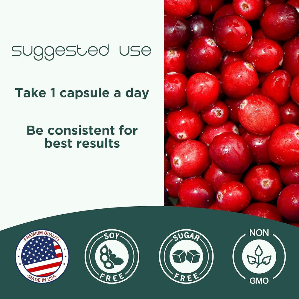 CranCap daily-dose concept image shows one capsule per day routine.