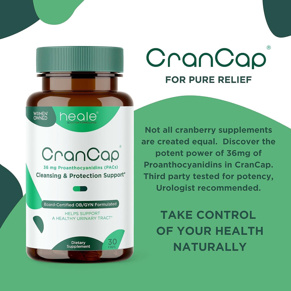 CranCap USA-made quality emphasizes trusted formulation for reliable daily use.