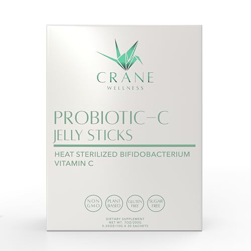 CRANE WELLNESS Probiotic-C Jelly Sticks single sachet ready for travel.