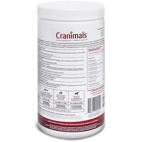 Cranimals Cranberry Powder serving spoon shows easy dosing for bladder health.