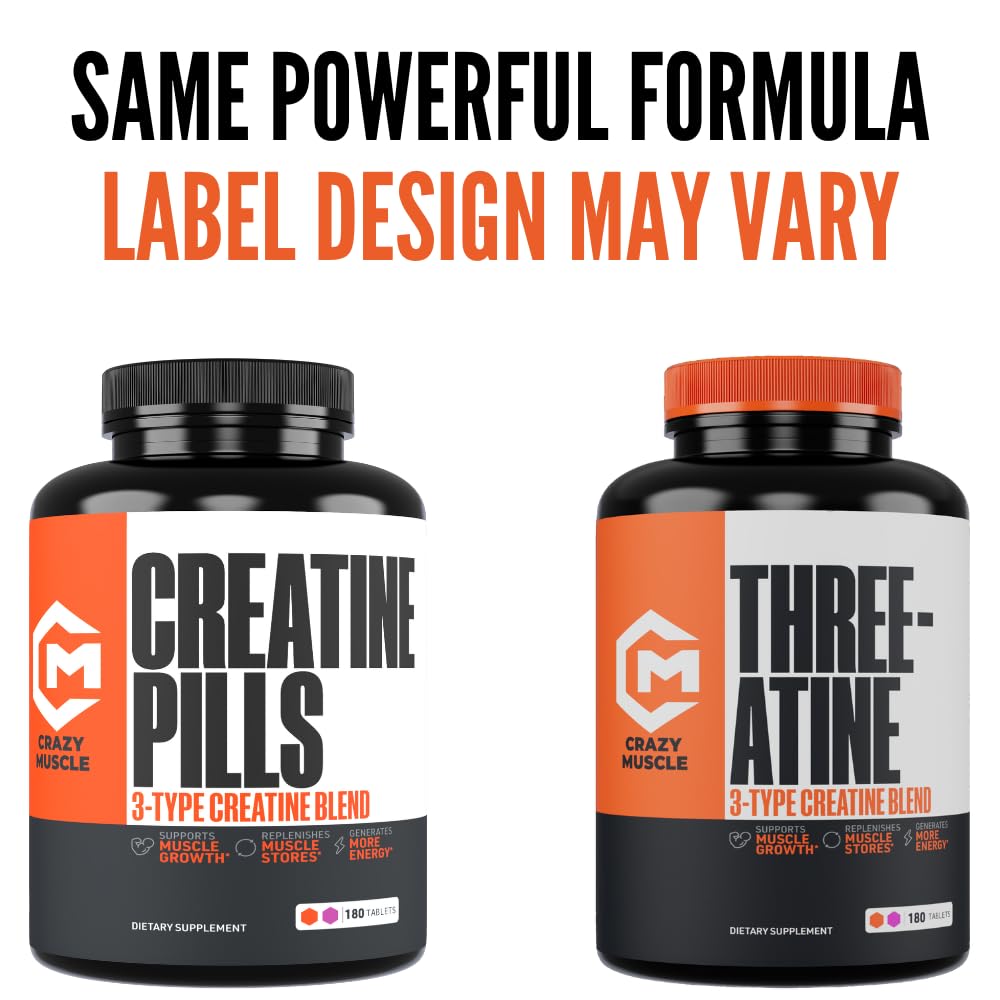 Crazy Muscle daily fitness routine with Three-atine