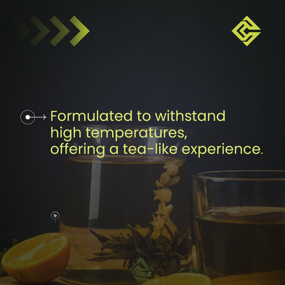CreaTea lemon tea scoop emphasizes precise portions and smooth mixing.