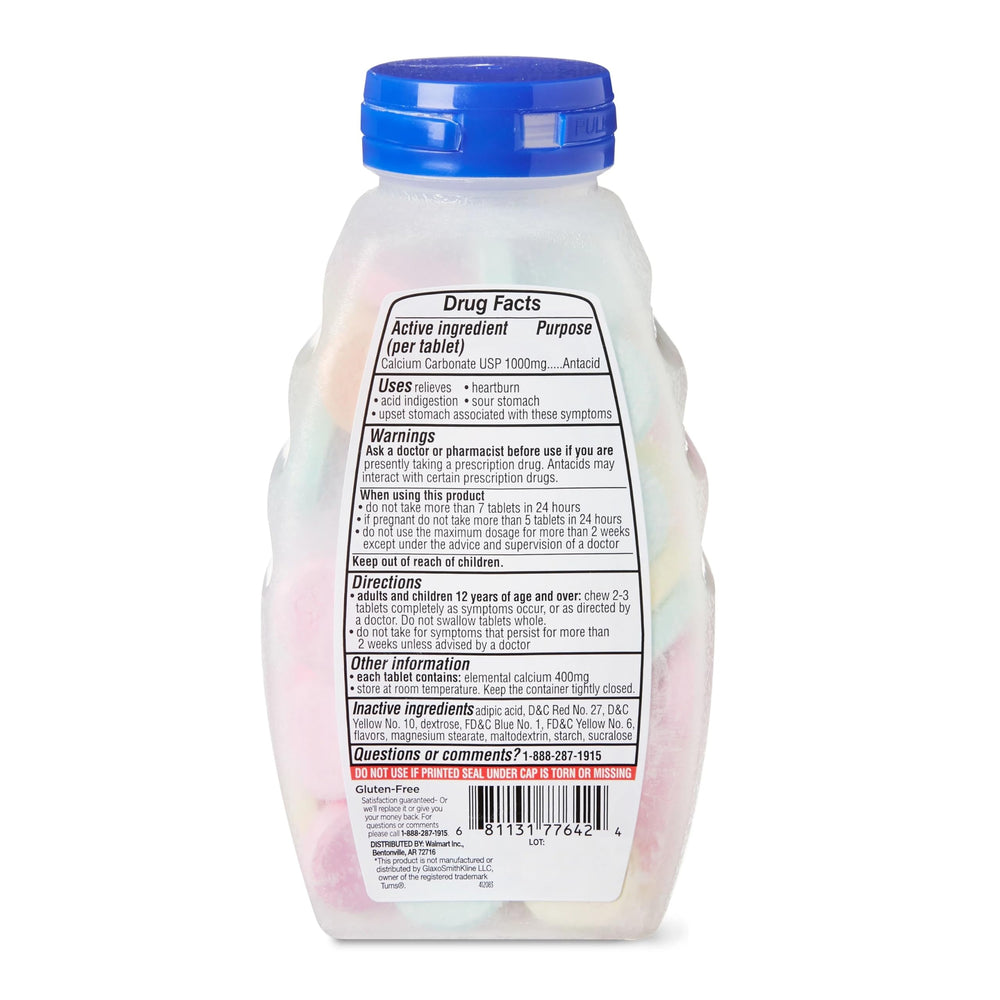 Equate compact bottle design fits easily in bag.