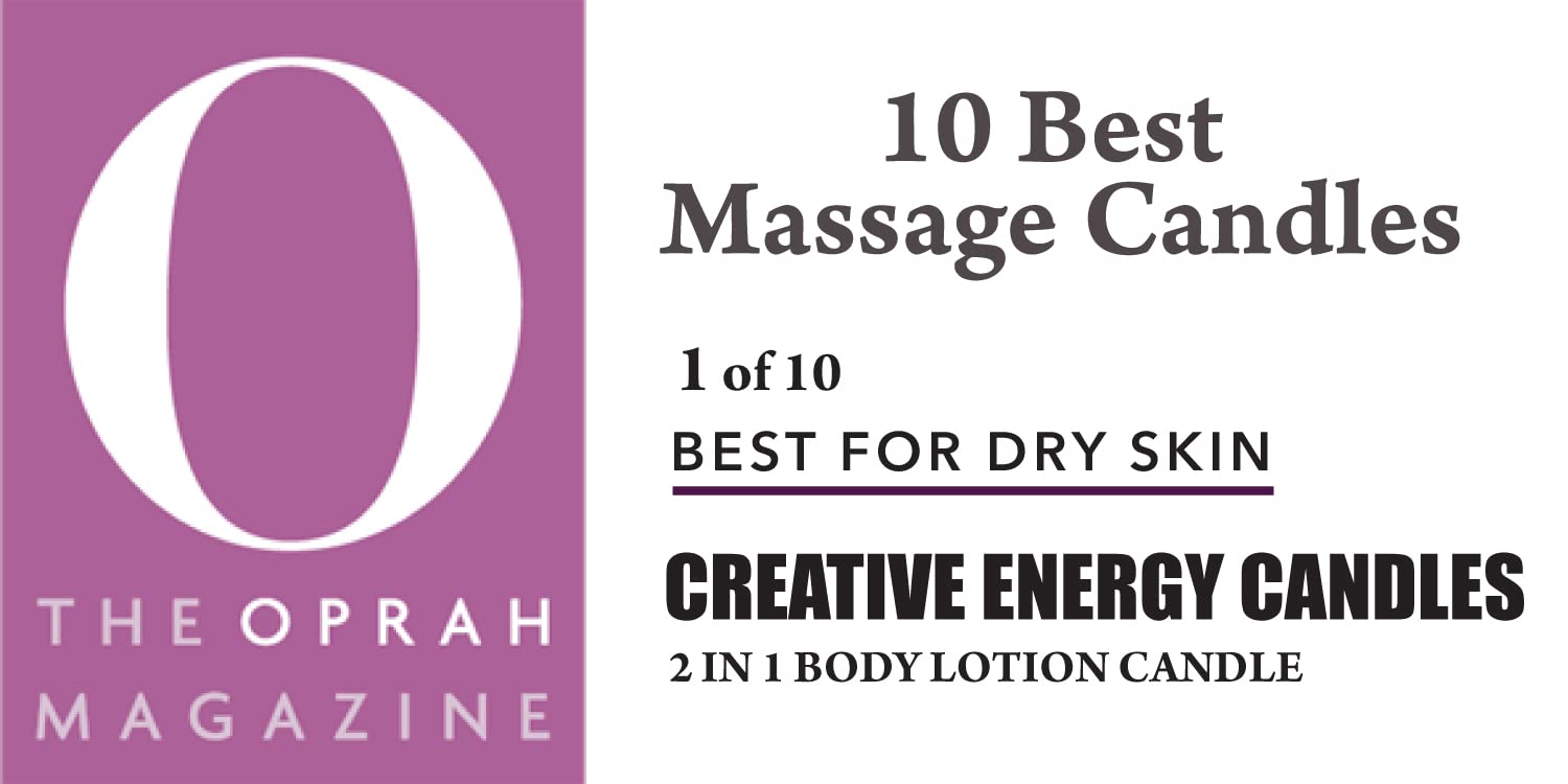 Creative Energy Candles 55-hour burn time for long-lasting aroma.