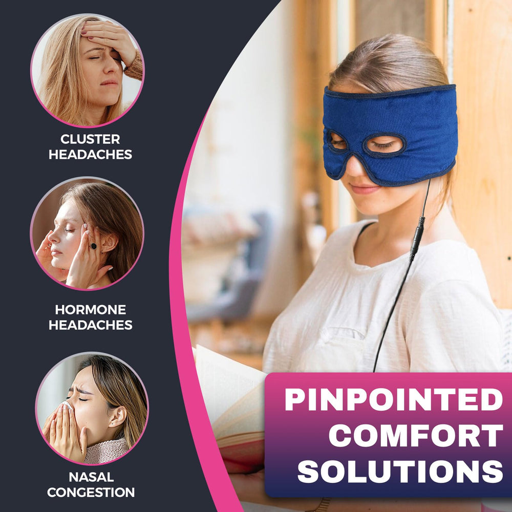 CREATRILL heated eye mask relies on safe 12V adapter and thermostat guard.