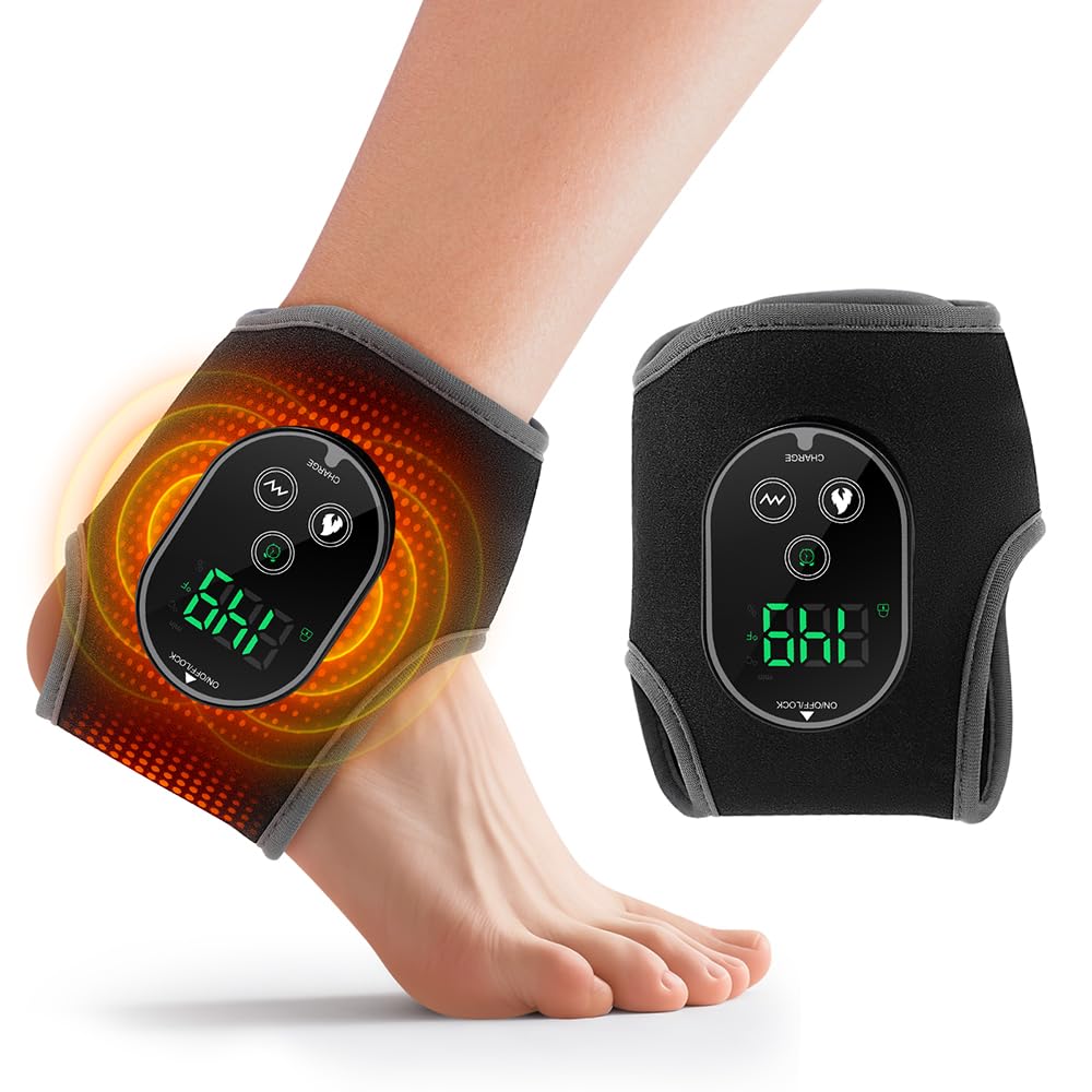 CREBELISOYA cordless foot massager with heat for soothing feet at home.
