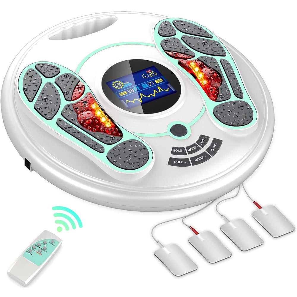 Creliver EMS foot massager performing deep sole massage for relief and relaxation