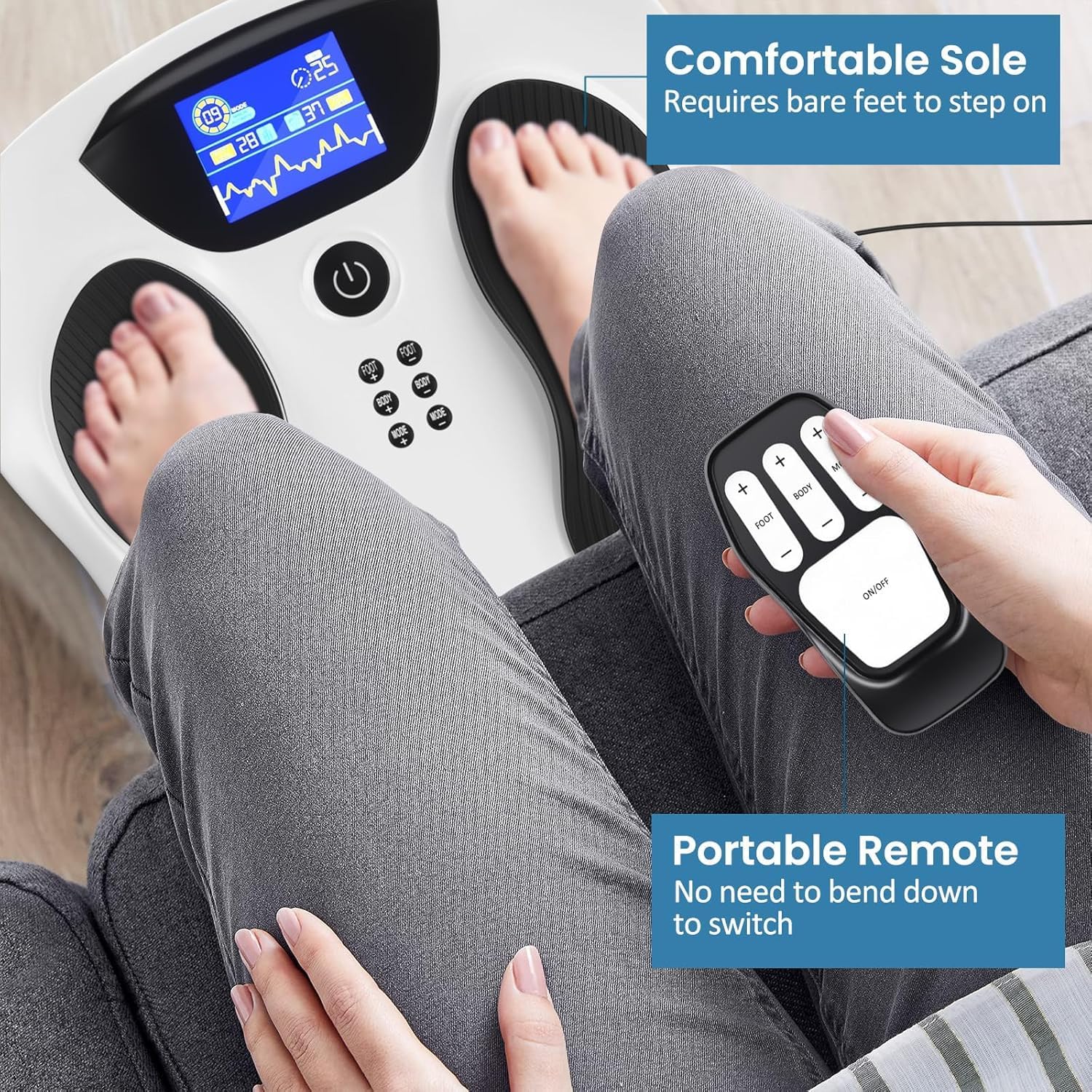 Creliver EMS Foot Stimulator Pro 2 gift-ready packaging.