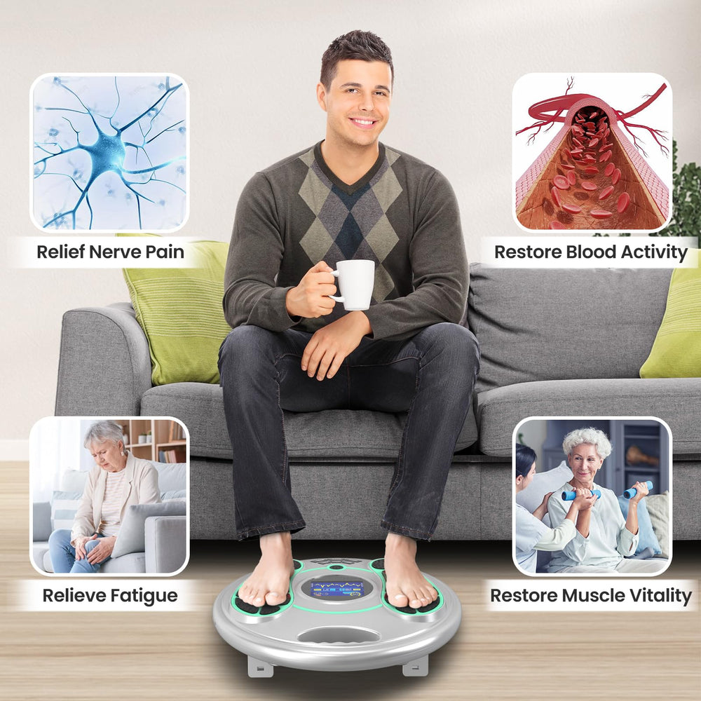Creliver massager features a large display for clear control