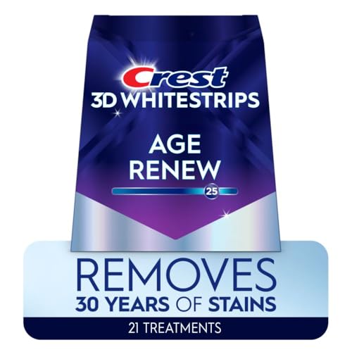 Crest 3D Whitestrips Age Renew results toward a brighter, dimensional smile