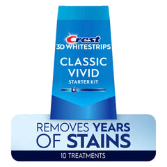 Crest 3D Whitestrips Classic Vivid Advanced Seal technology emphasis