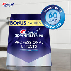 Crest 3D Whitestrips Professional Effects lower strip close-up.