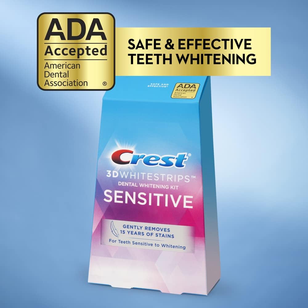 Crest 3D Whitestrips Sensitive dentist grade whitening ingredient