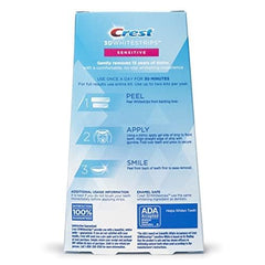 Crest 3D Whitestrips Sensitive precision application for comfort