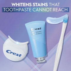 Crest Emulsions before-after smile highlighting visible stain reduction