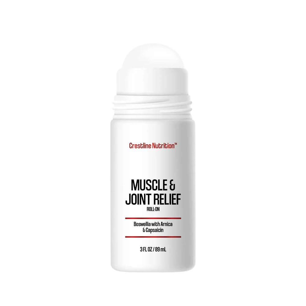 Crestline Nutrition Muscle and Joint Relief bottle for daily comfort