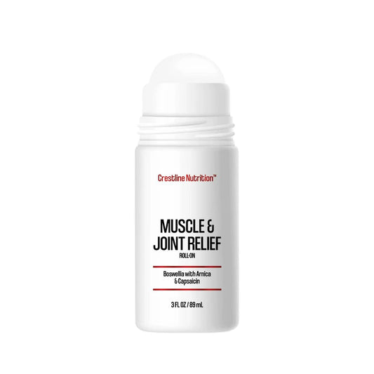 Crestline Nutrition Muscle and Joint Relief bottle for daily comfort