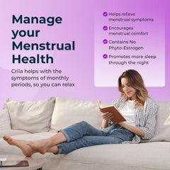 CRILA daily routine use of capsules for menstrual comfort