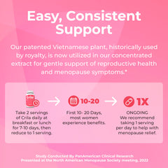 CRILA estrogen-free hormone balance capsules for natural support