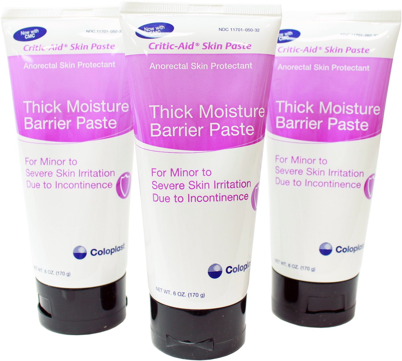 Critic-Aid Skin Paste barrier-tube-6oz protects sensitive perianal skin from moisture.