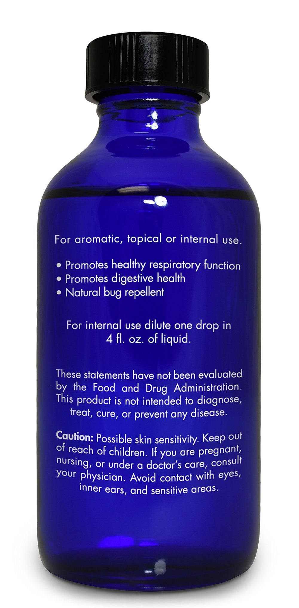 Crossactiv Peppermint Oil quality label emphasizing GCMS purity testing.