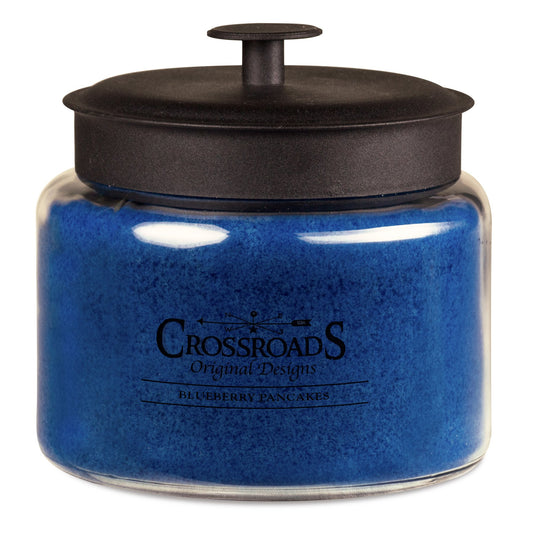 Crossroads Blueberry Pancakes Candle with four wicks delivers a long-lasting inviting kitchen aroma.