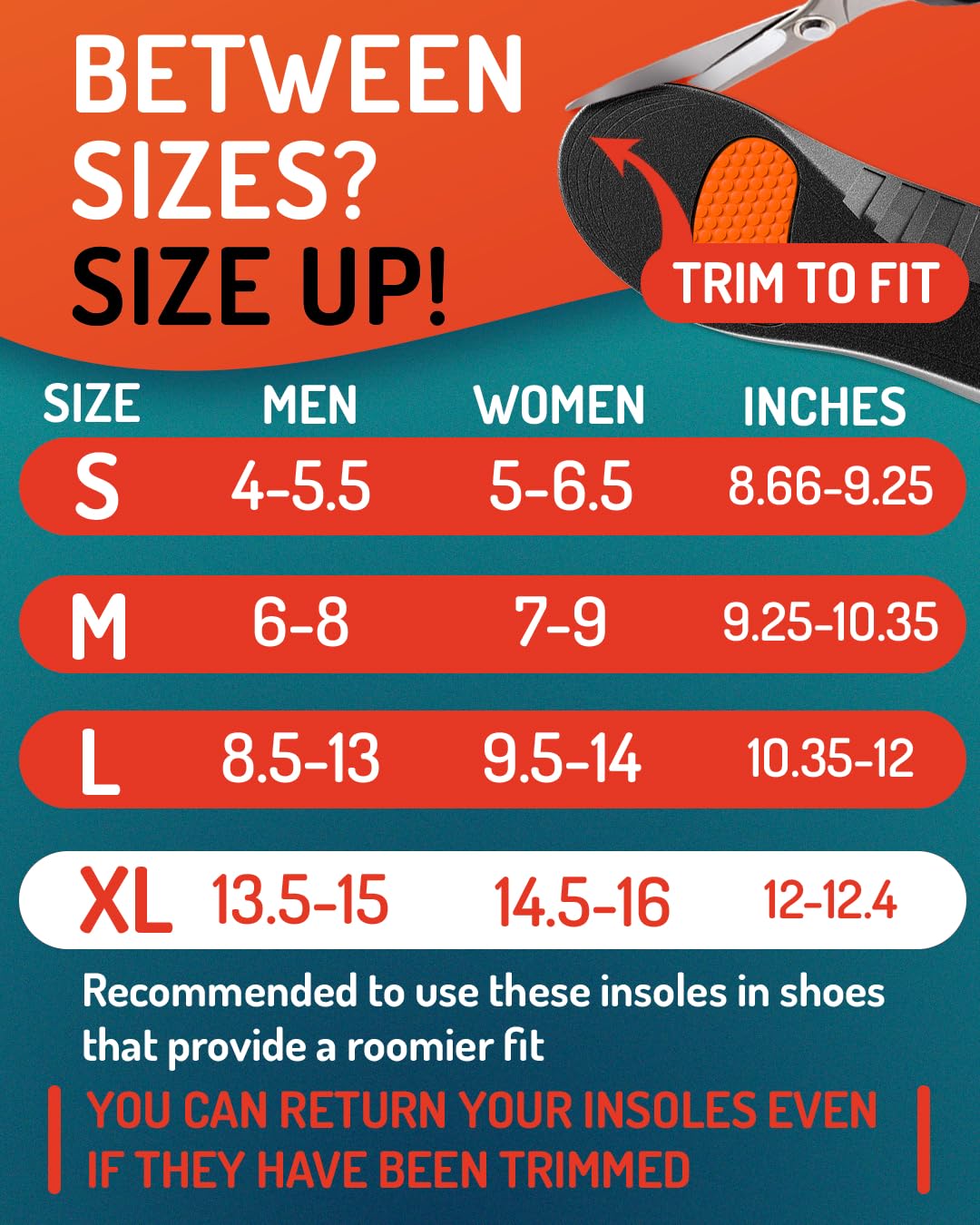 CRUVHEAL insoles inside sneakers show versatile fit for various shoes.