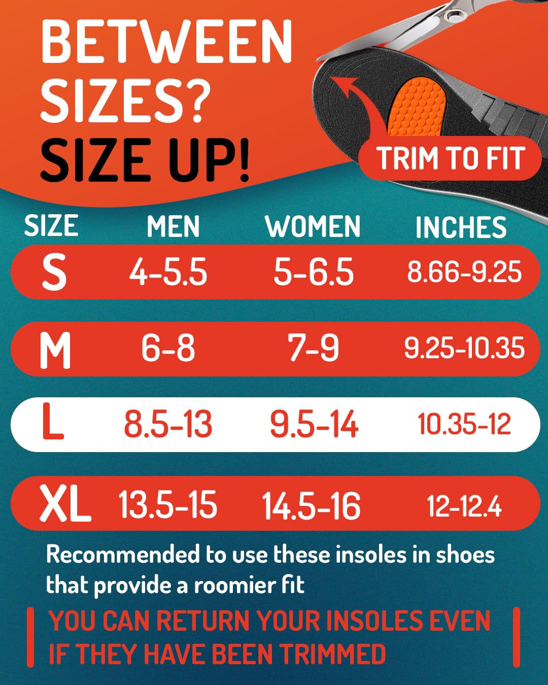CRUVHEAL sport insoles deliver versatile fit for running, tennis, and casual shoes.