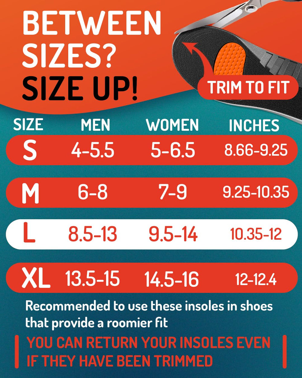 CRUVHEAL sport insoles deliver versatile fit for running, tennis, and casual shoes.