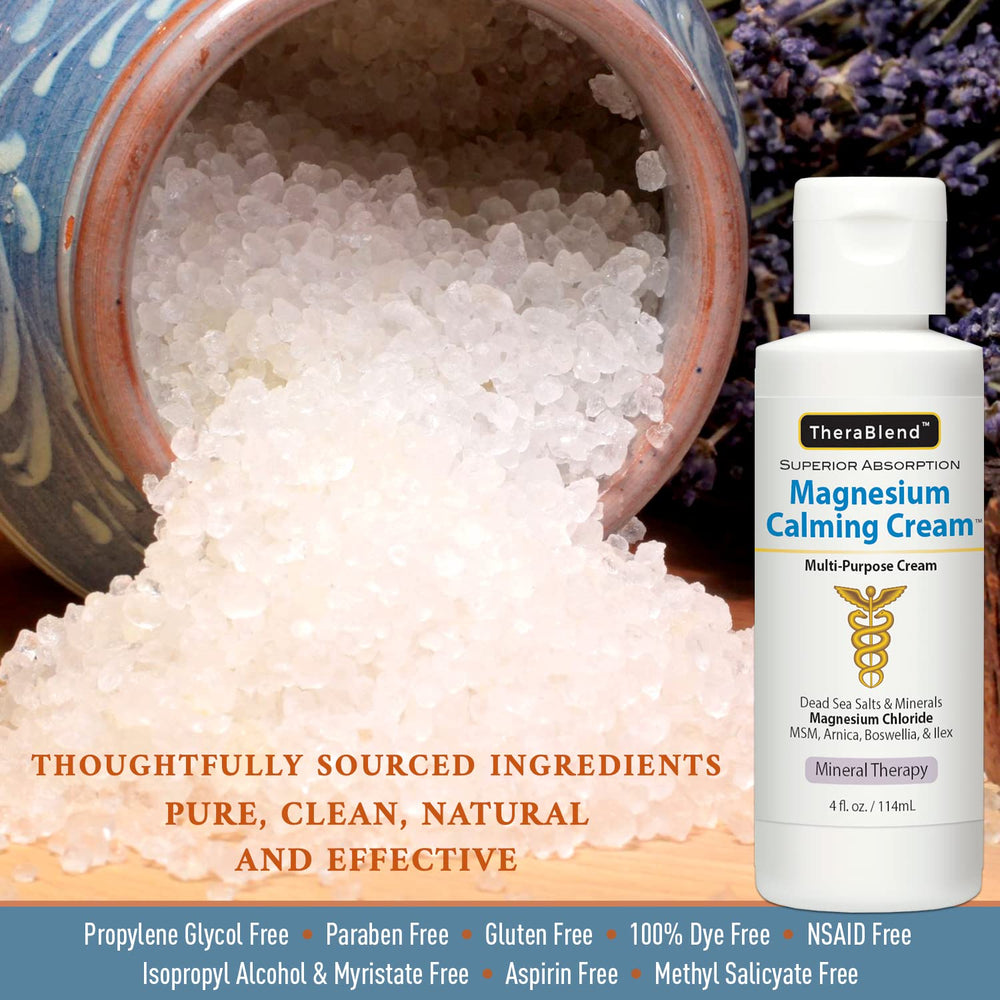 CryoDerm Magnesium Calming Cream pump dispense illustrating convenient application during routines