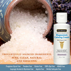 CryoDerm Magnesium Calming Cream pump dispense illustrating convenient application during routines