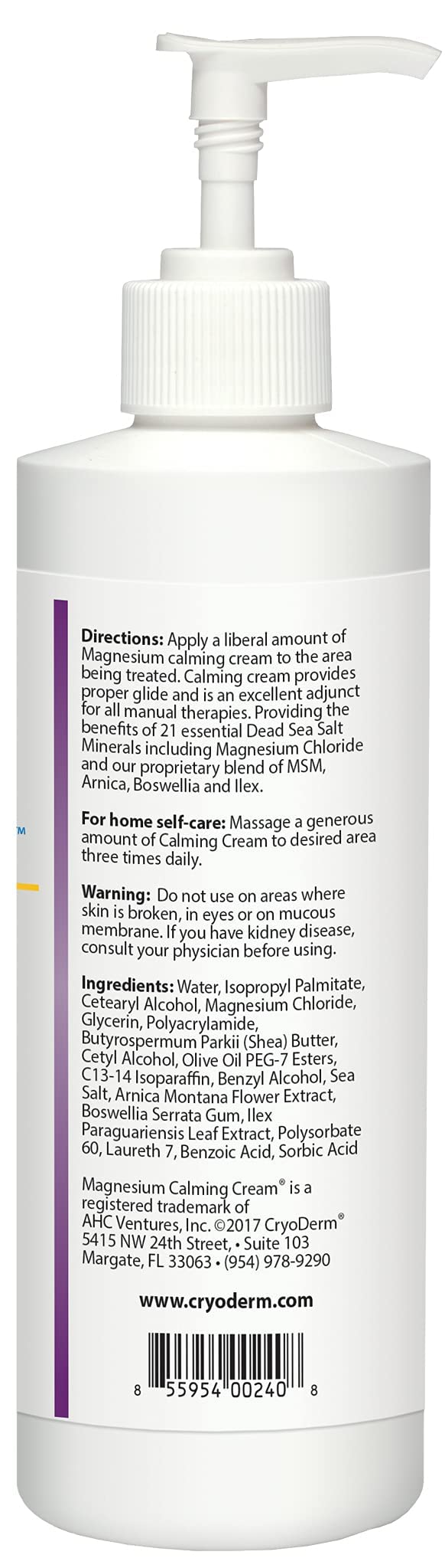Travel-friendly 8 oz bottle for on-the-go calm.