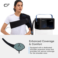 CRYOFORCE CFA-1 insulated pad cover minimizes heat loss for steady performance.