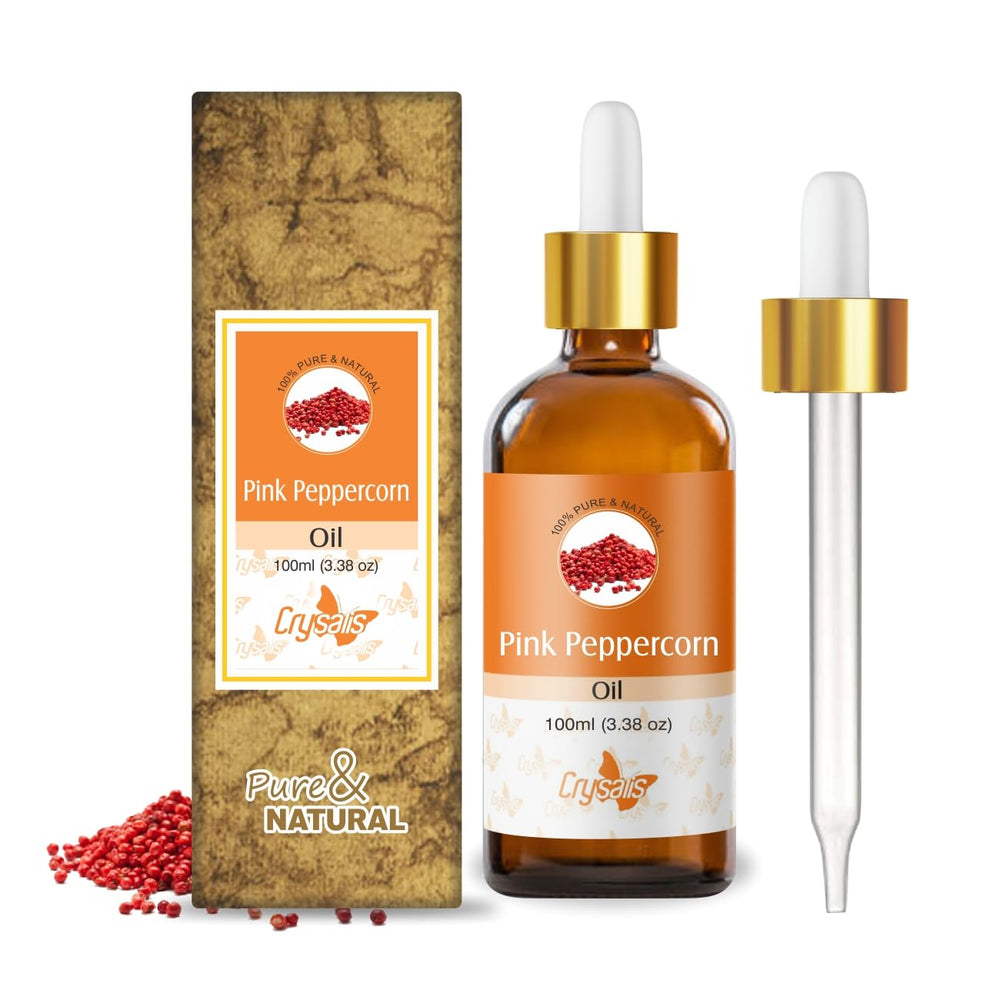 Crysalis Pink Peppercorn Oil bottle for external skincare and DIY blends