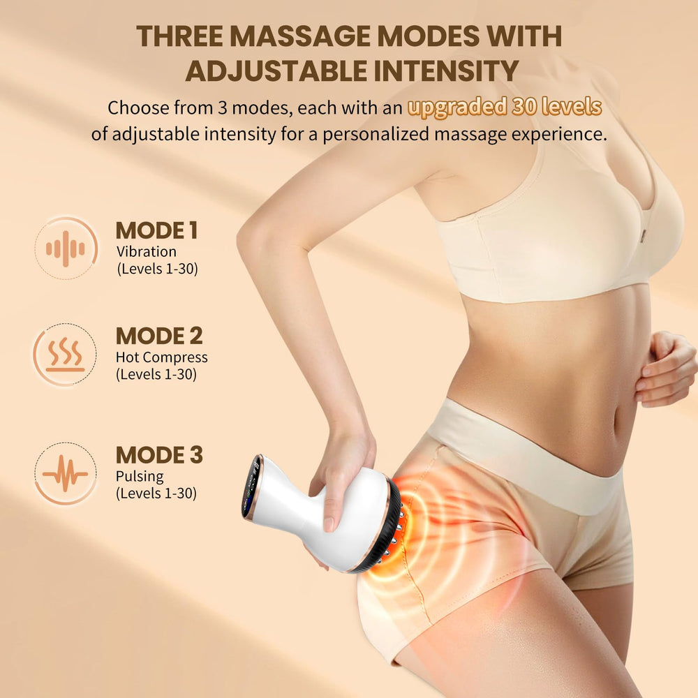 CRYSNATM body sculpting machine used on arms and legs for contouring.