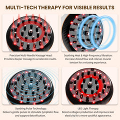 CRYSNATM microcurrent heat vibration device offers versatile, customizable sessions.