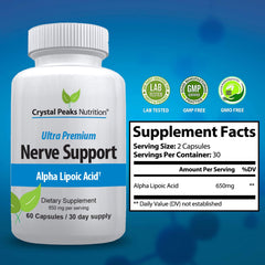Crystal Peaks Nutrition veggie capsules ready for convenient daily use.