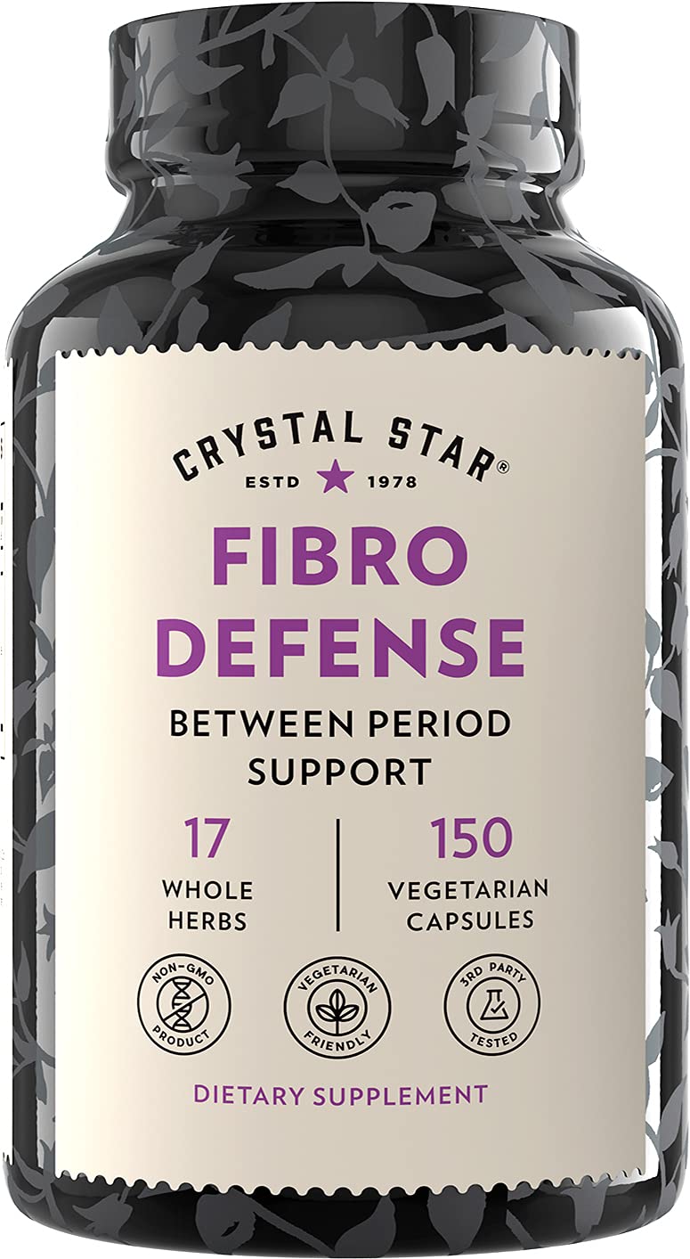 Crystal Star Fibro Defense bottle with capsules for daily herbal support