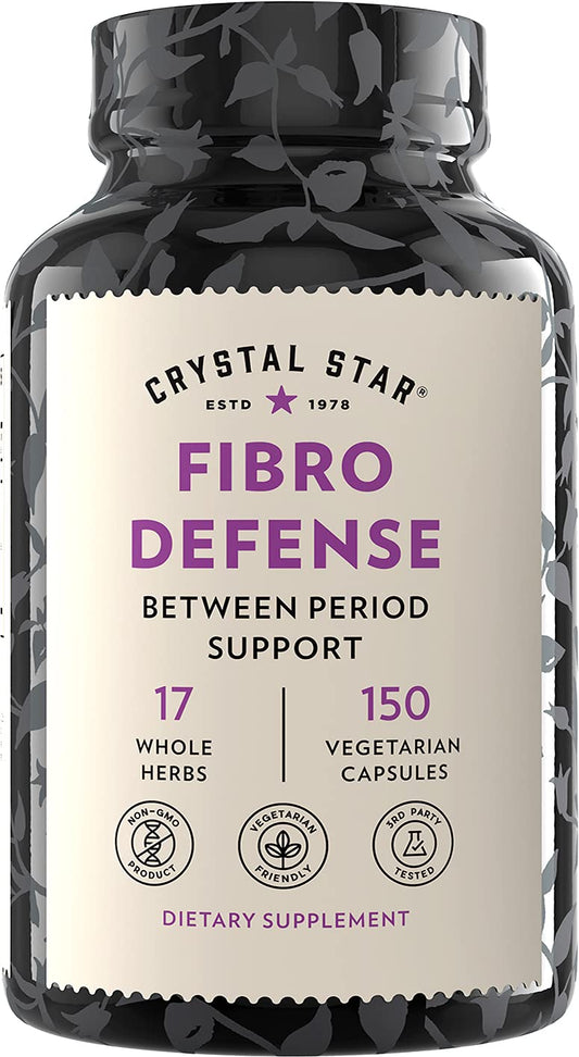 Crystal Star Fibro Defense bottle with capsules for daily herbal support