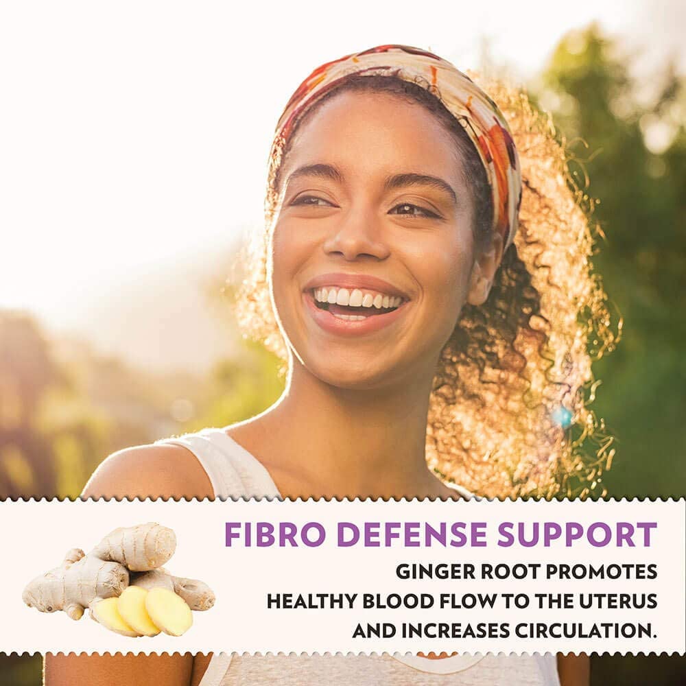 Crystal Star Fibro Defense bottle label showing 17-herb blend