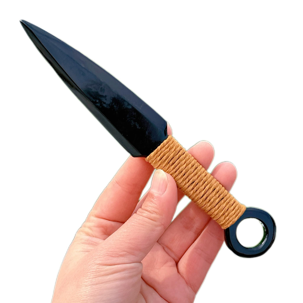 Crystland Obsidian Knife on altar decor creates calming energy and focus