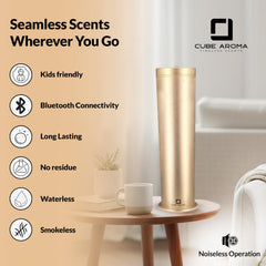 Cube Aroma CA-1200 Gold Diffuser is perfect for calm workdays in small offices.