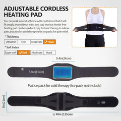 CUEHEAT back wrap fabric is soft and breathable for all-day wear.