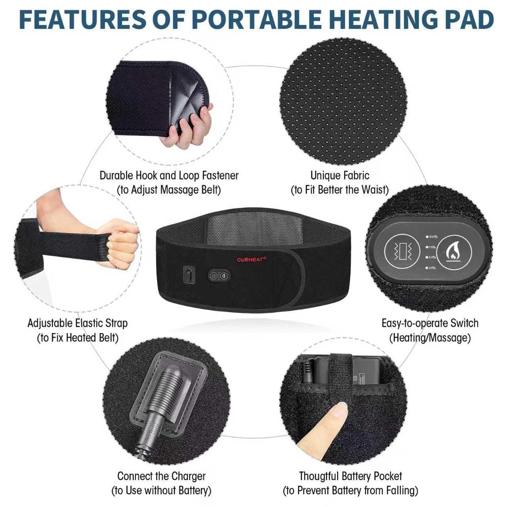 CUEHEAT compact battery pack enables cordless use throughout the day