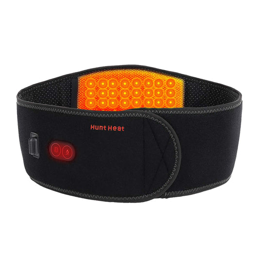 CUEHEAT heated waist belt cordless design for portable back relief