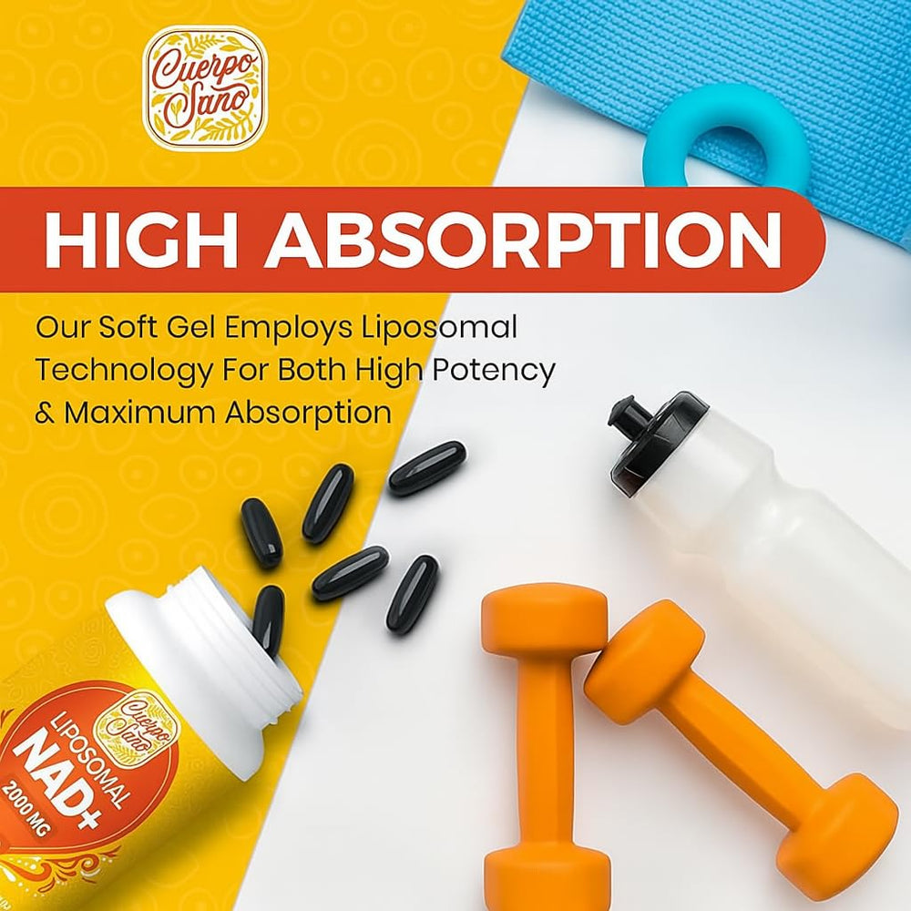 Cuerpo Sano NAD+ 2000mg dosage spoon showing one serving.