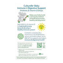 Culturelle Baby Probiotic Drops dropper dispense shows gentle, measured dosing for babies.