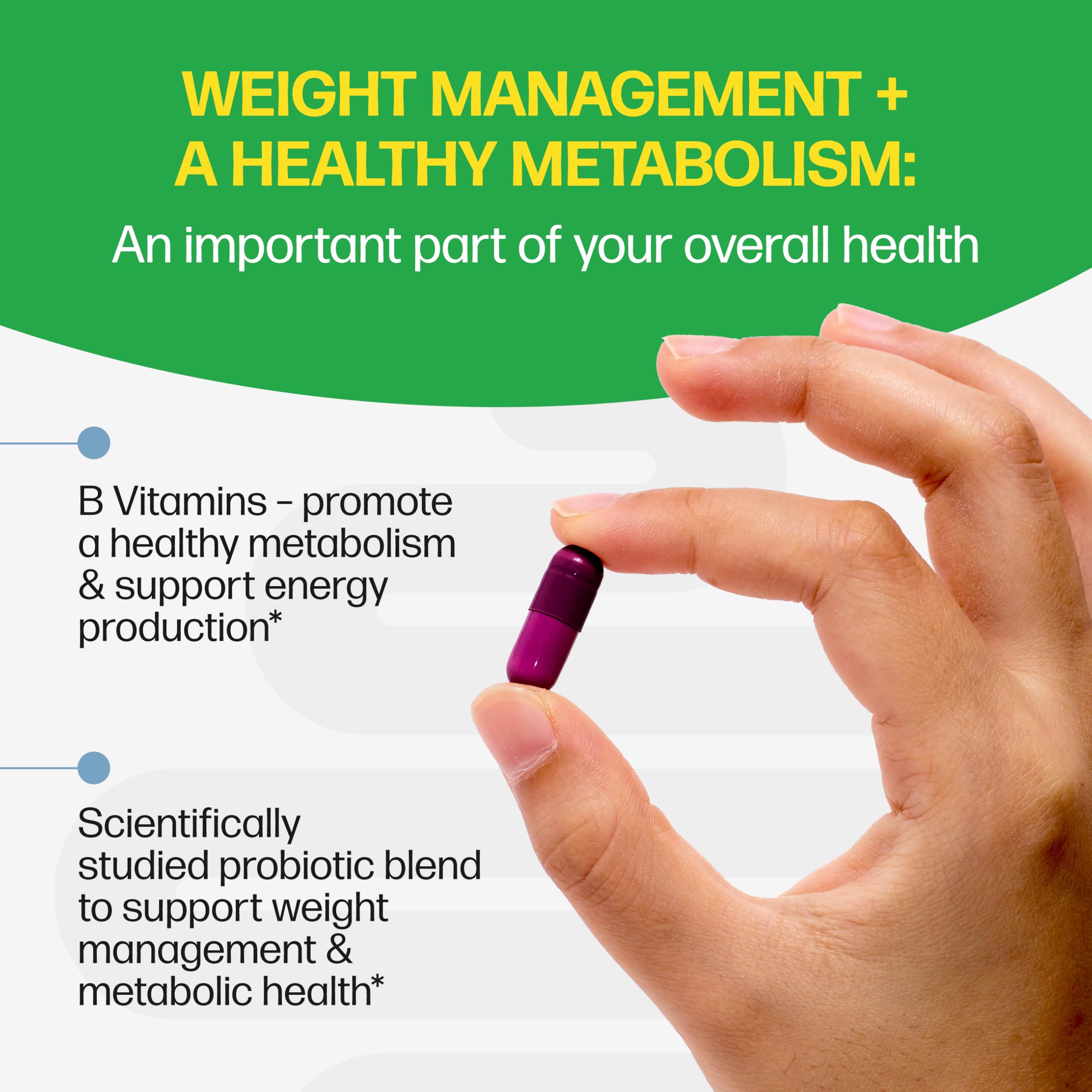 Culturelle daily dose capsules indicating simple daily use with or without food