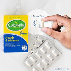 Culturelle capsule image illustrating 15 billion CFU strength.