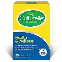 Culturelle Health & Wellness probiotic capsules for daily digestive balance.
